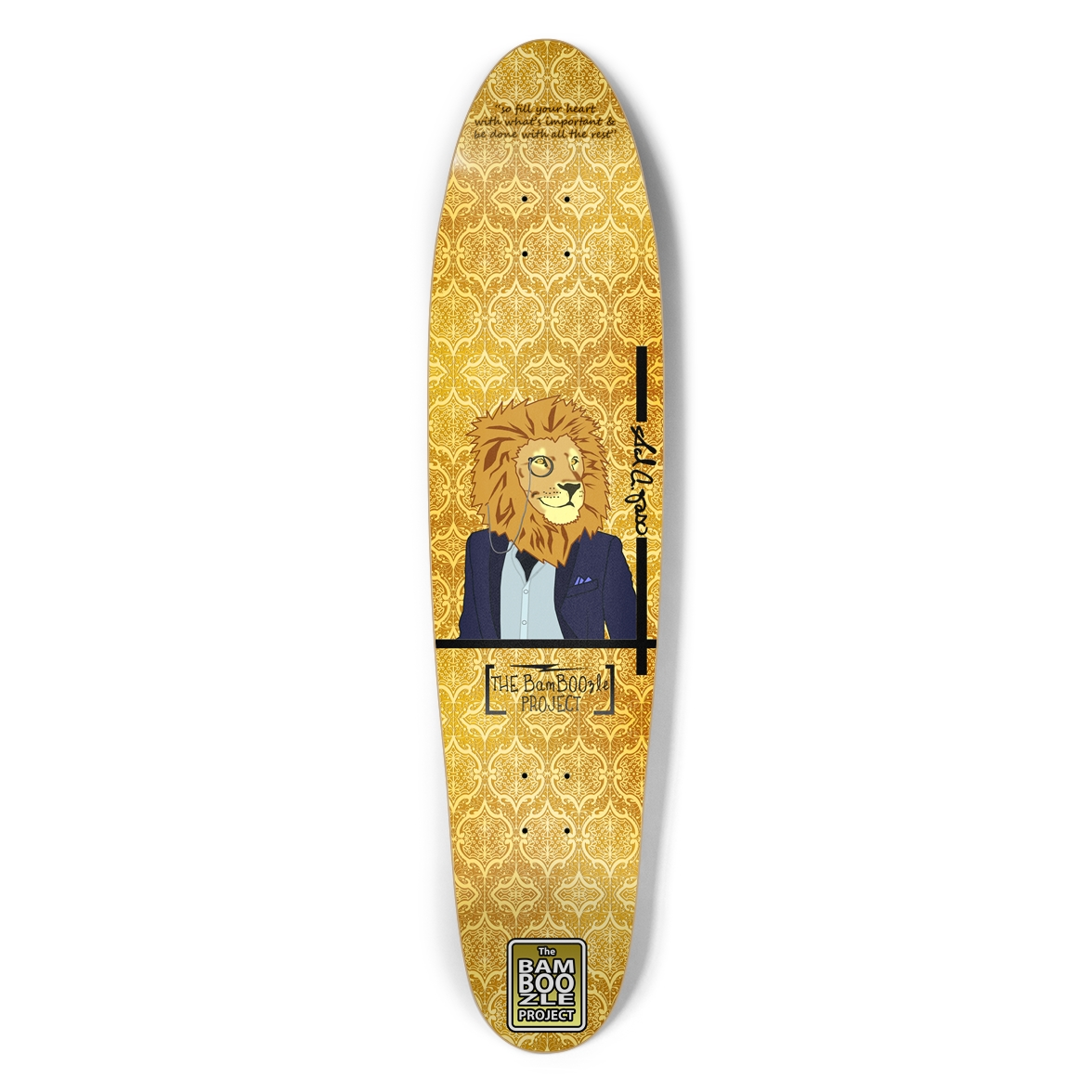 Lionheart Sal Zaso Longboard – The BamBoozle Project
