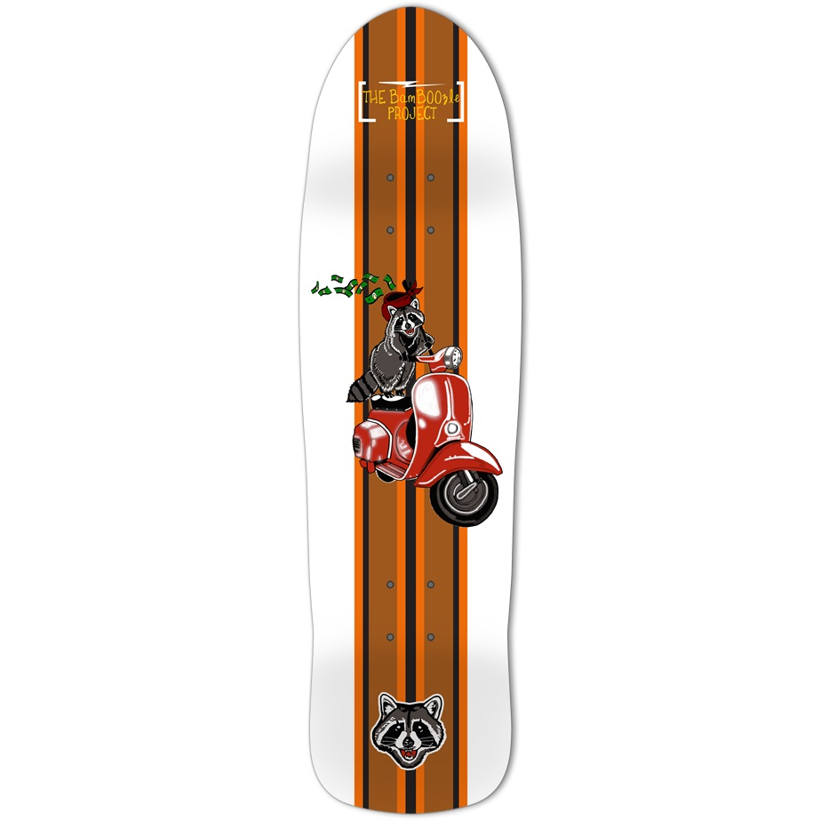 Scoot the Loot Retro Rocket Deck - 8.5 x 32.25 Inches