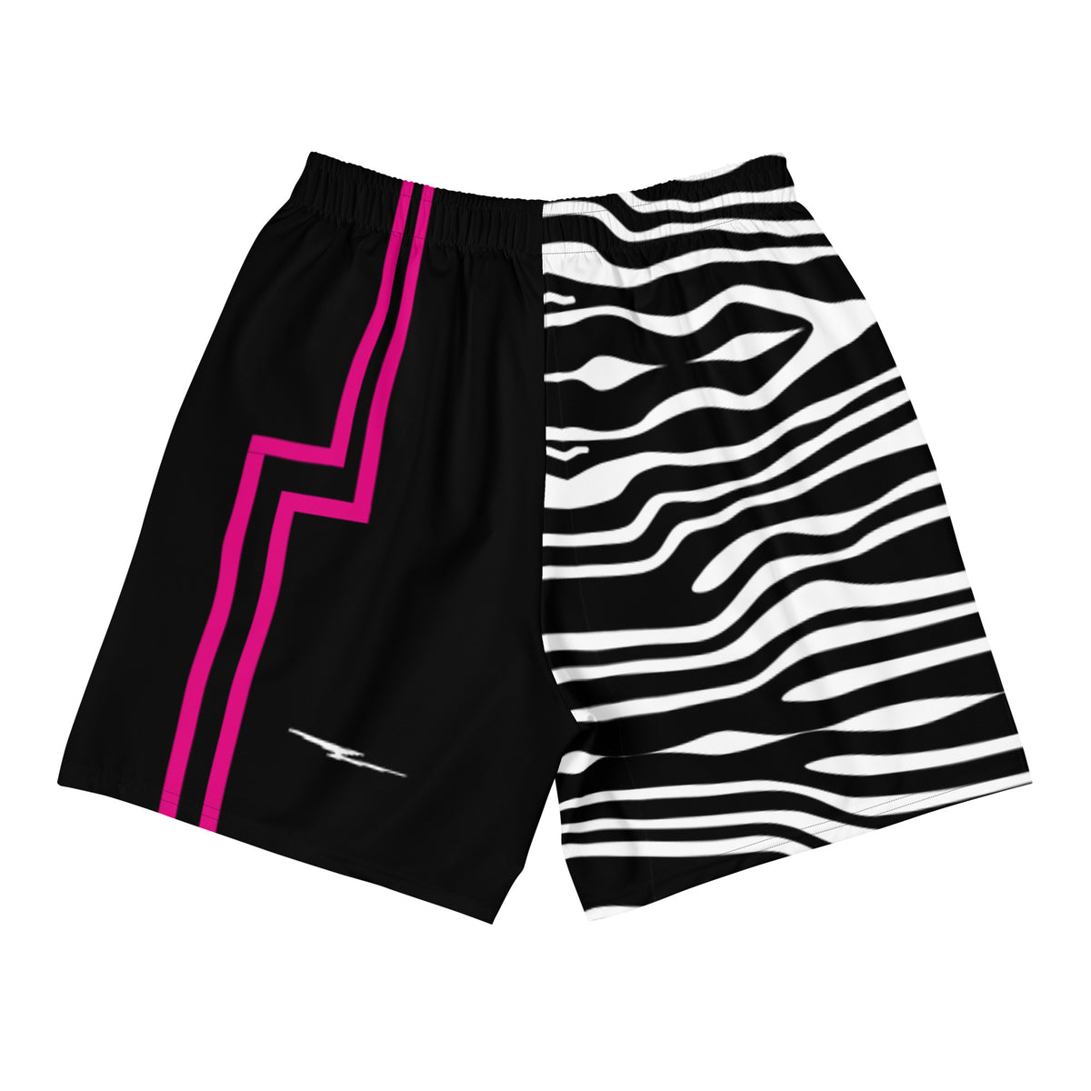 Pink Zebra Men's Athletic Long Shorts - Main Image