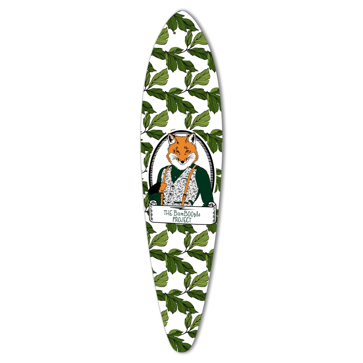 Gentleman Fox Long Board The BamBoozle Project