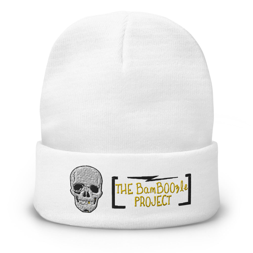 Zgboaht Fashion Embroidery Knit Beanie - Brimless Skull Cap With 3D Pattern, Warm & Stretchy For Men, Women, Kids