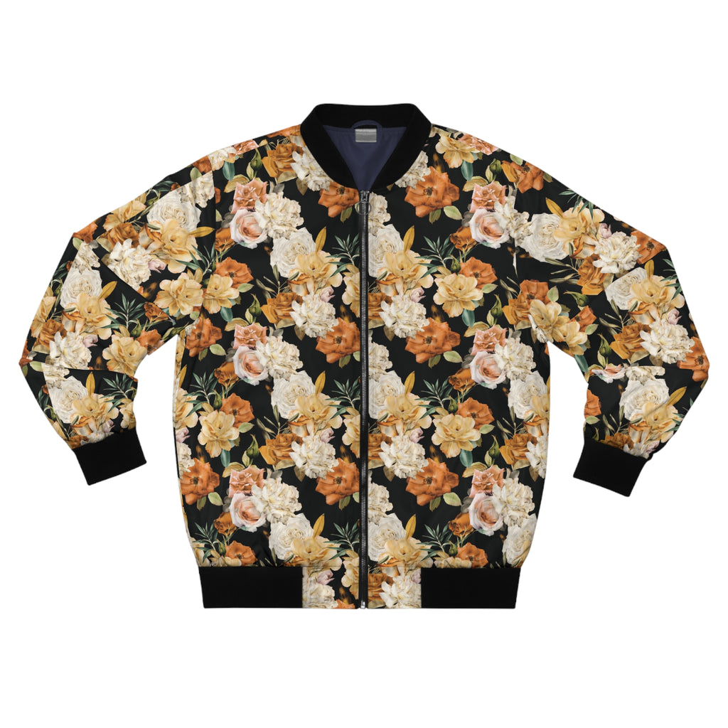 Autumn Floral Unisex Bomber Jacket