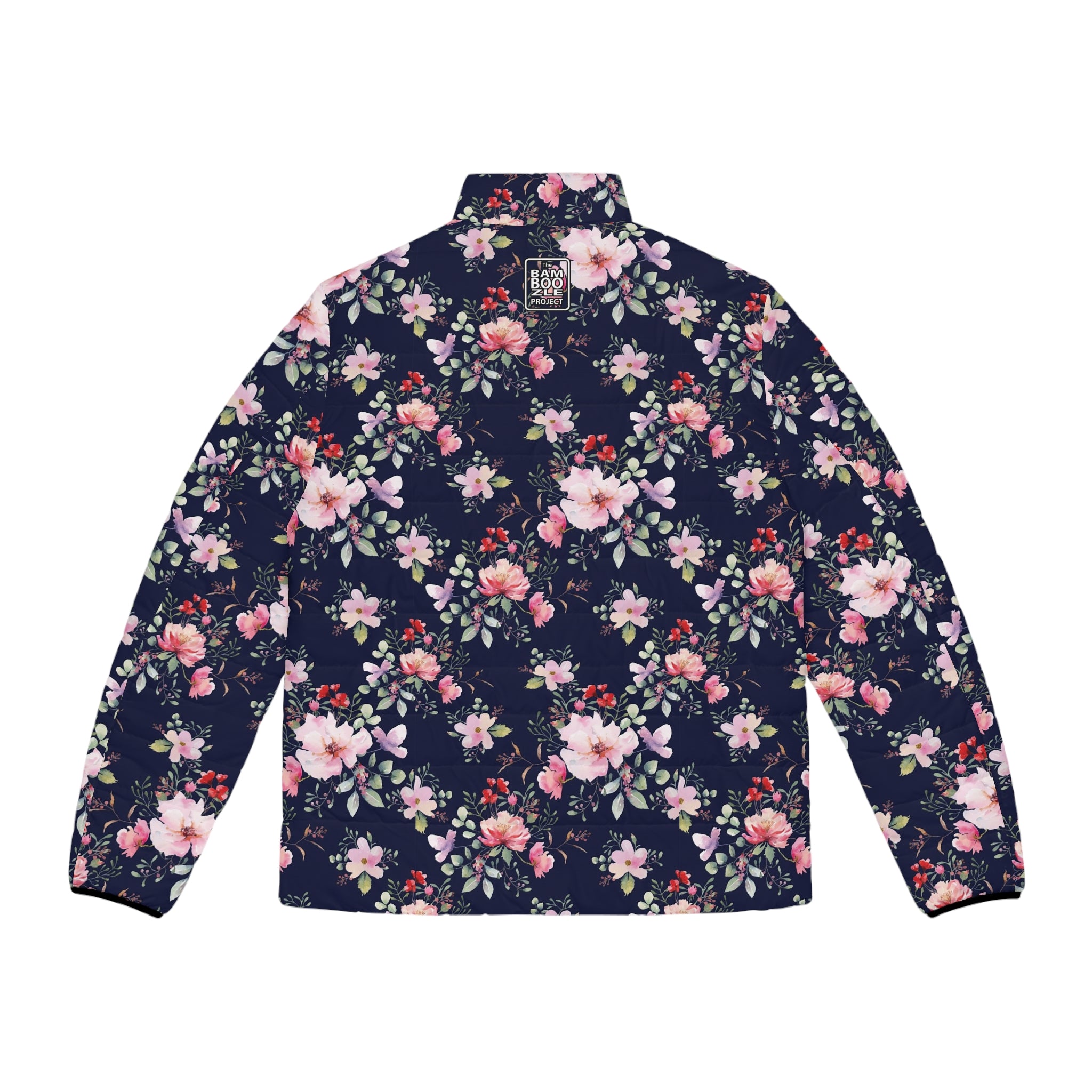 TBP Blue Floral Unisex Puffer Jacket