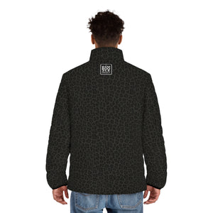 Black Cheetah Unisex Puffer Jacket