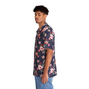 TBP Navy Floral Hawaiian Shirt