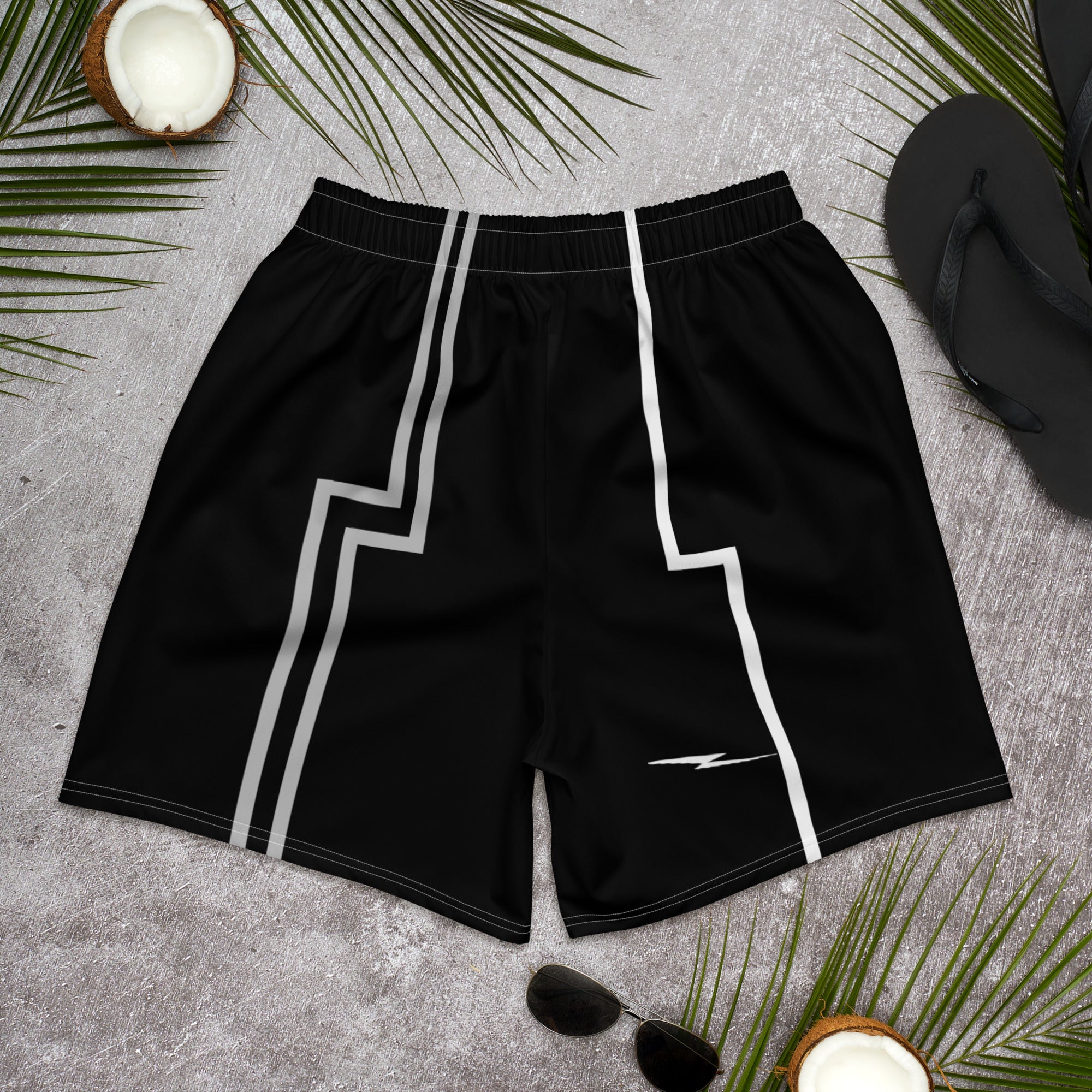 BEPs X Bamboozle Black Men's Athletic Shorts