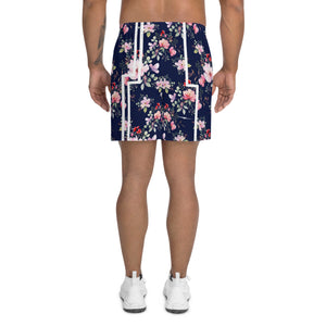 Spring Floral Men's Athletic Shorts