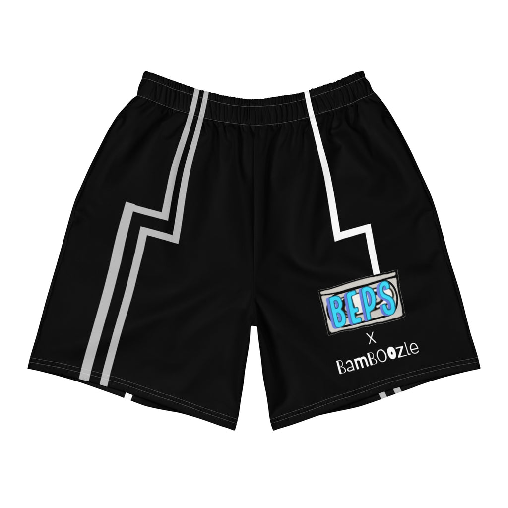 BEPs X Bamboozle Black Men's Athletic Shorts