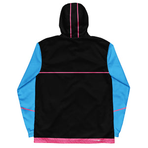 Bamboozle Force Blue & Hot Pink Unisex Windbreaker