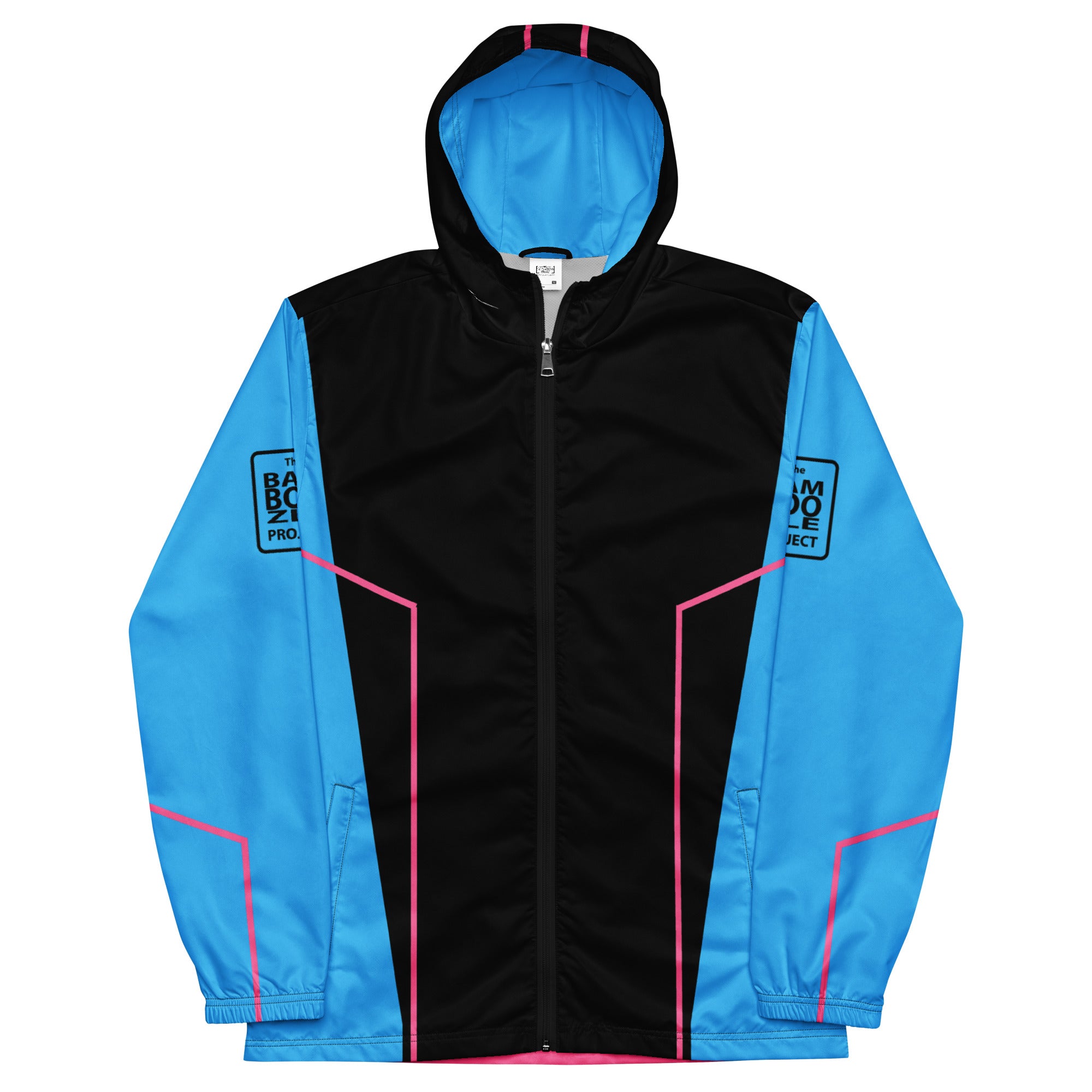 Bamboozle Force Blue & Hot Pink Unisex Windbreaker