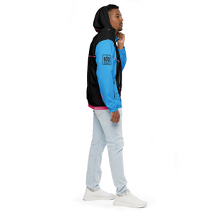 Bamboozle Force Blue & Hot Pink Unisex Windbreaker