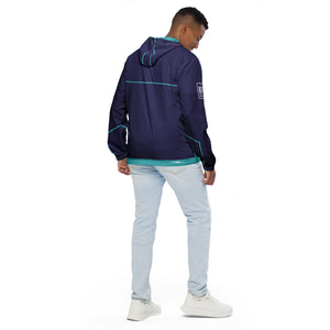 Bamboozle Future Force Midnight & Teal Unisex Windbreaker