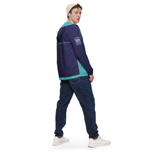 Bamboozle Future Force Midnight & Teal Unisex Windbreaker