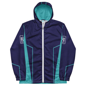 Bamboozle Future Force Midnight & Teal Unisex Windbreaker