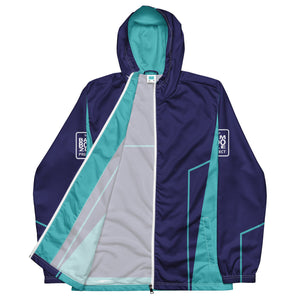 Bamboozle Future Force Midnight & Teal Unisex Windbreaker