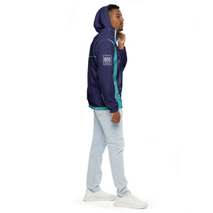 Bamboozle Future Force Midnight & Teal Unisex Windbreaker