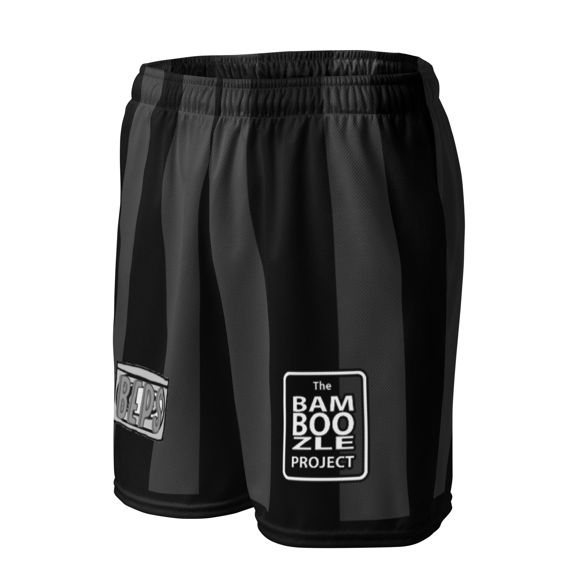 Team Beps Black Noir Mesh Shorts