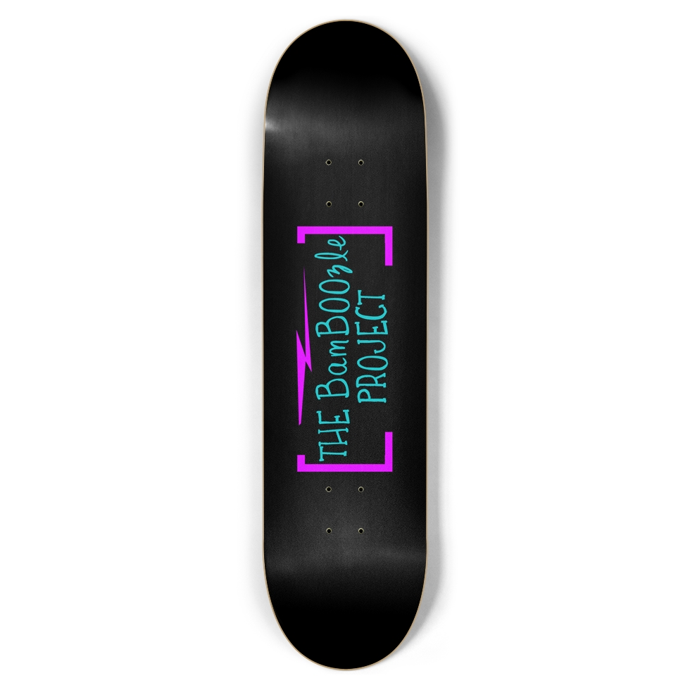 Bamboozle Project Magenta Teal Logo Deck - 8.5