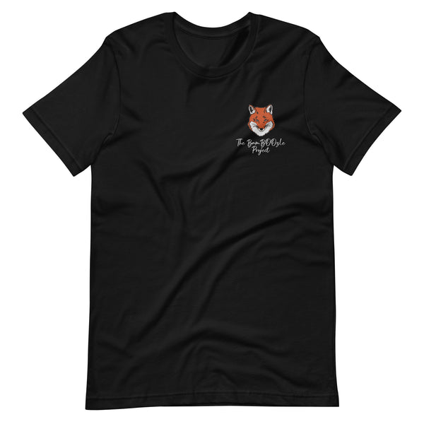 【NONCODE】(Unisex) Fleo embroidered T-shirt unisex-staple-t-shirt-black-