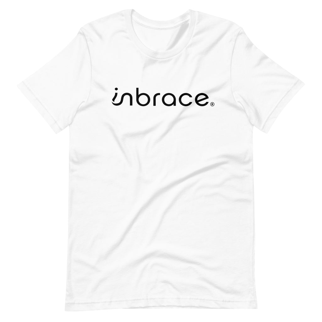 INBRACE Unisex White Tee - Not for sale - display only