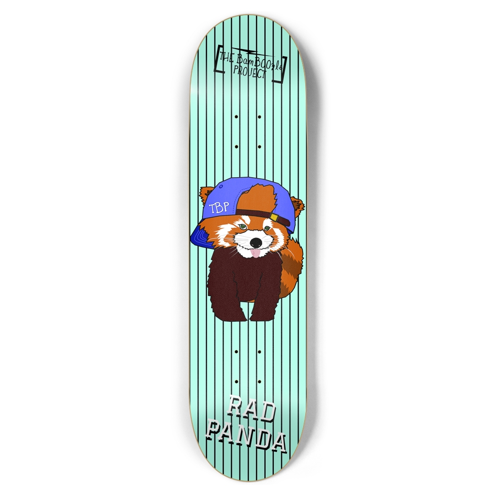Rad Panda Baseball Deck - Size: 8.5 x 32 Inches