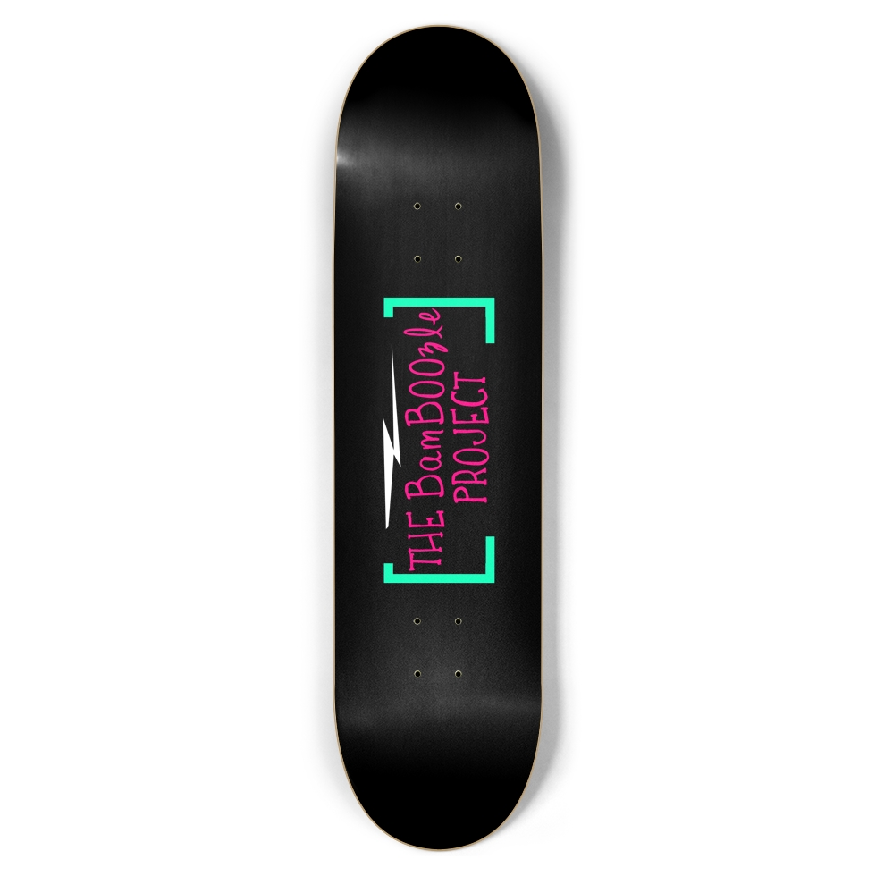 Bamboozle Project Neon Logo Deck - 8.5