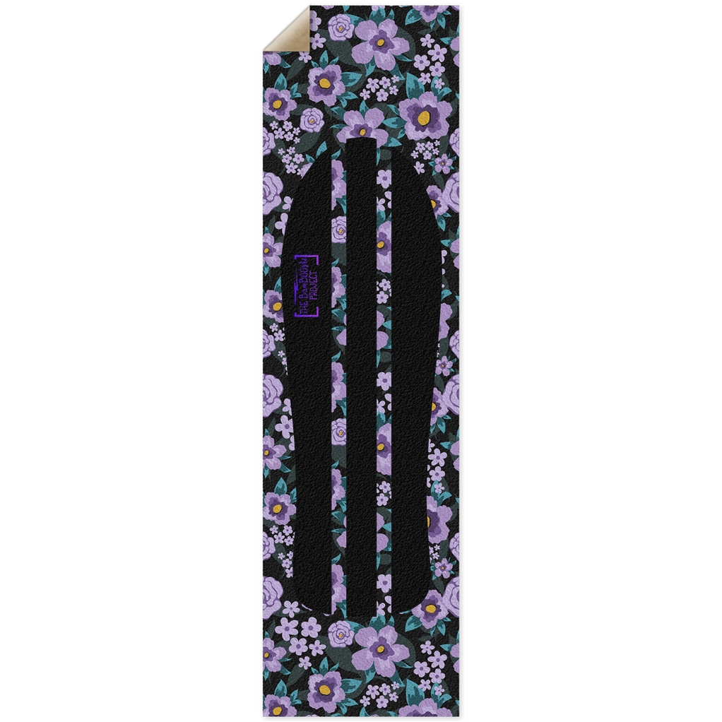 Purple Floral Cruiser Griptape