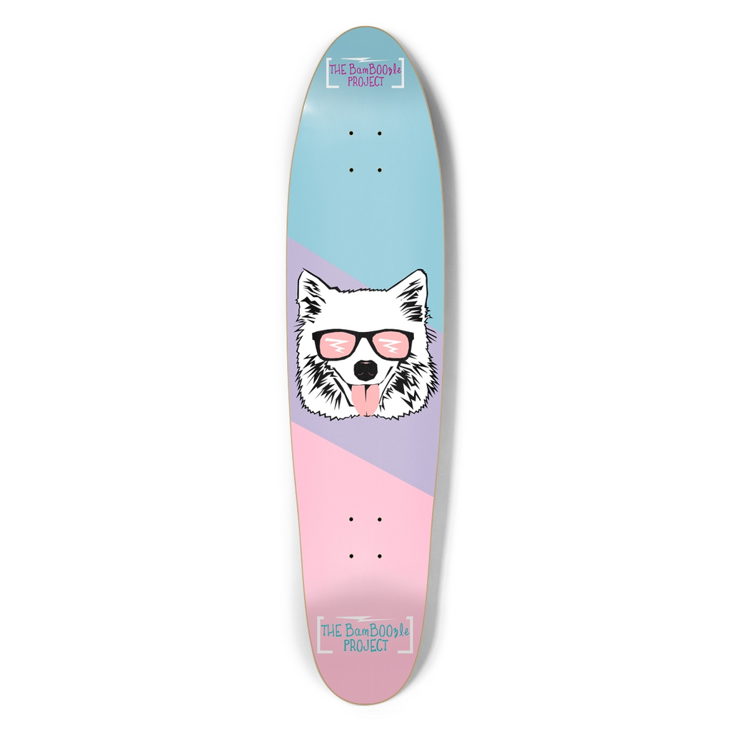 Cotton Candy Boo Longboard