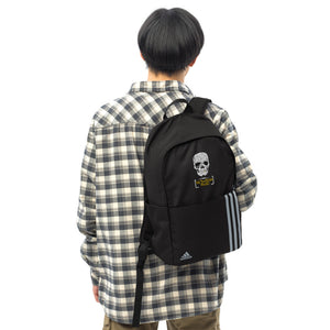 adidas checkered backpack Skull Crusher Embroidered adidas backpack – The BamBoozle Project