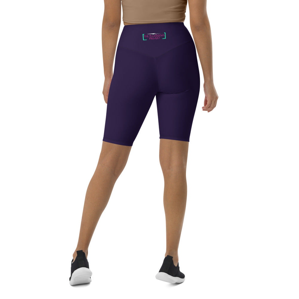 Astropup Purple Biker Shorts w/ pocket