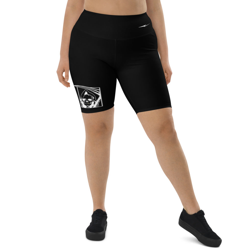 Gold Tooth reaper Biker Shorts w/ back pocket