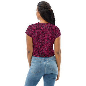Pink Cheetah Crop Top