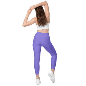 Mini Bot Crossover leggings with pockets