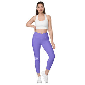 Mini Bot Crossover leggings with pockets