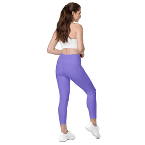 Mini Bot Crossover leggings with pockets