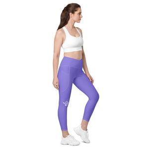 Mini Bot Crossover leggings with pockets