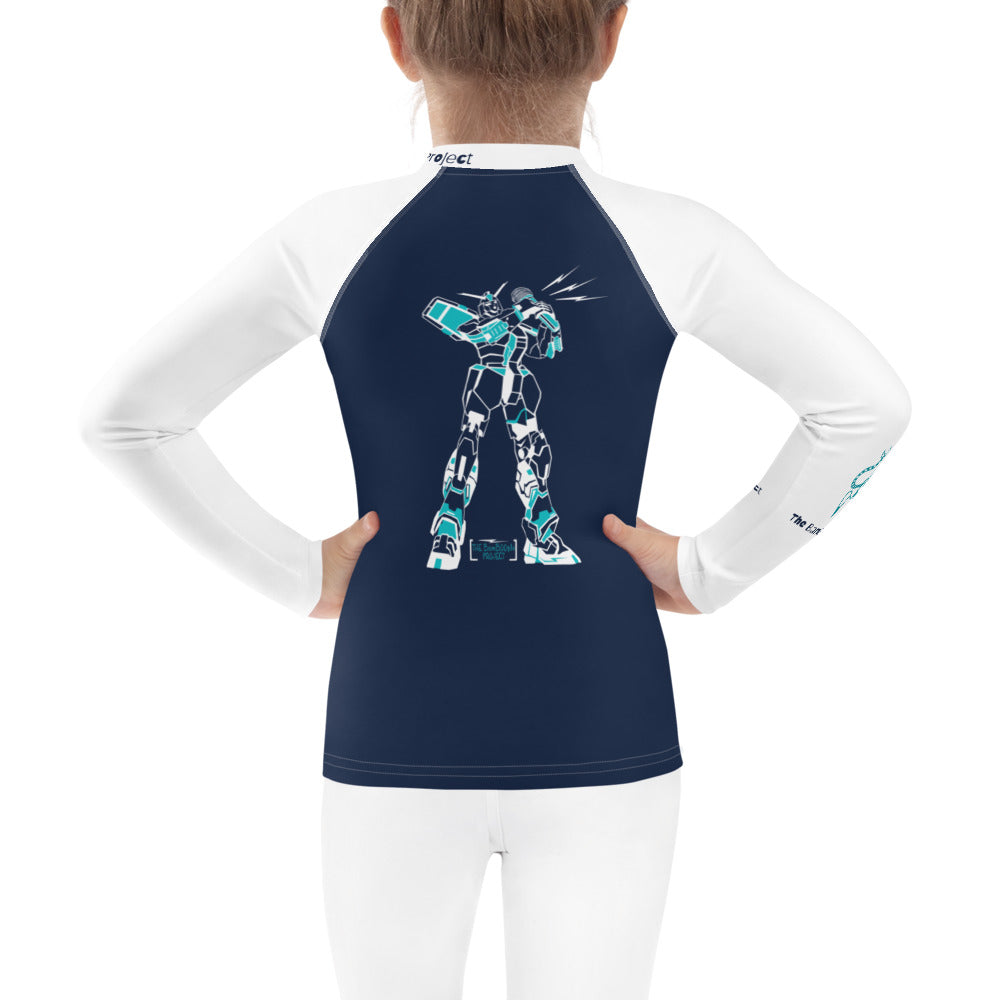 Robot Karaoke Kids Rash Guard