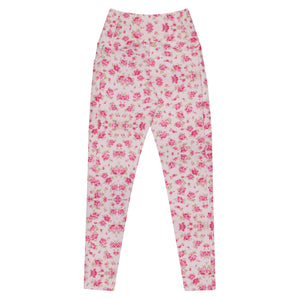 TBP Pink Floral Leggings With Pockets