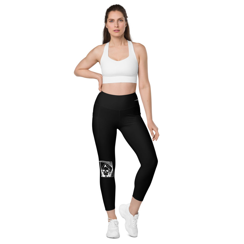 Gold Tooth Reaper Leggings with pockets