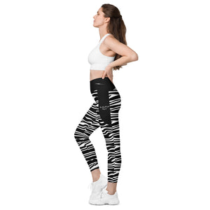 Zebra Leggings with pockets