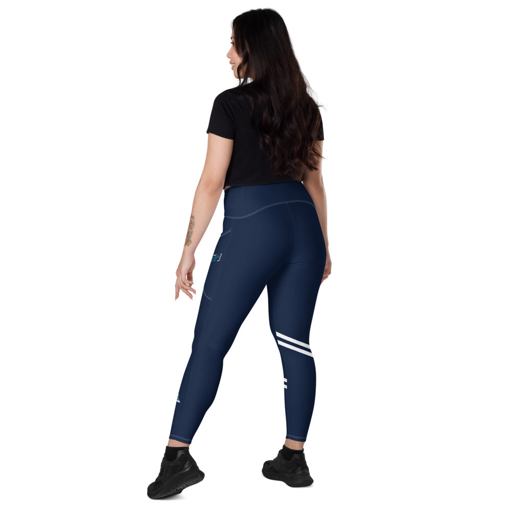 Robot Karaoke - white - Leggings with pockets