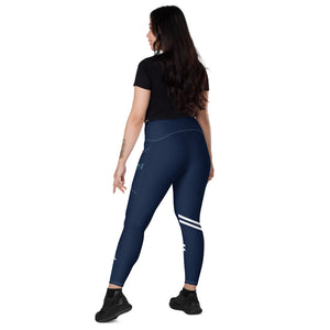 Robot Karaoke - white - Leggings with pockets