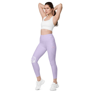 Gold Tooth Reaper Lilac Leggings with pockets