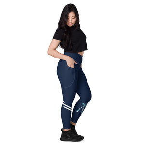 Robot Karaoke - white - Leggings with pockets