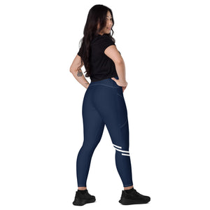 Robot Karaoke - white - Leggings with pockets