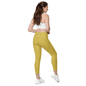 Pure Gold Leggings with pockets