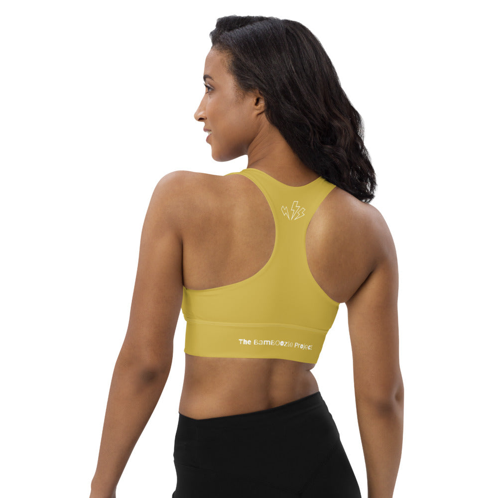 Pure Gold Longline sports bra