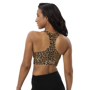 Cheetasaurus Longline sports bra