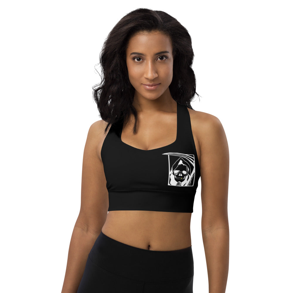 Gold Tooth Reaper Longline sports bra