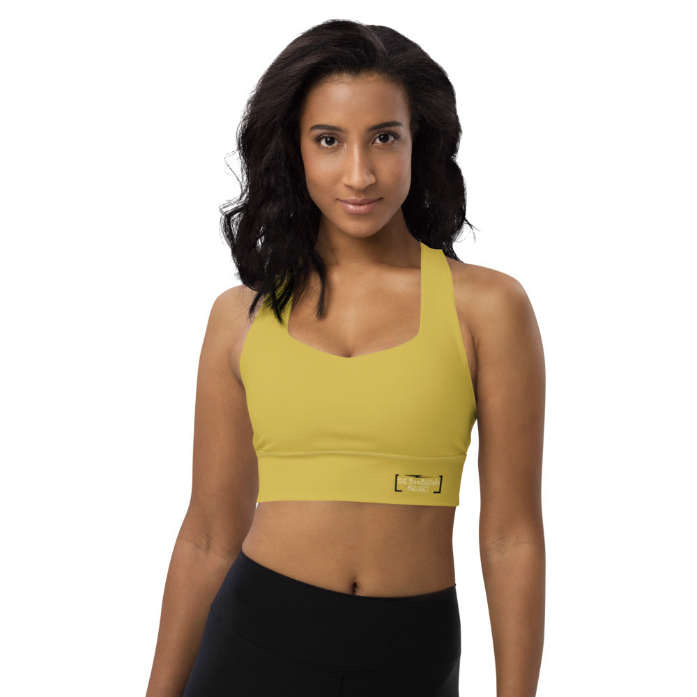 Pure Gold Longline sports bra